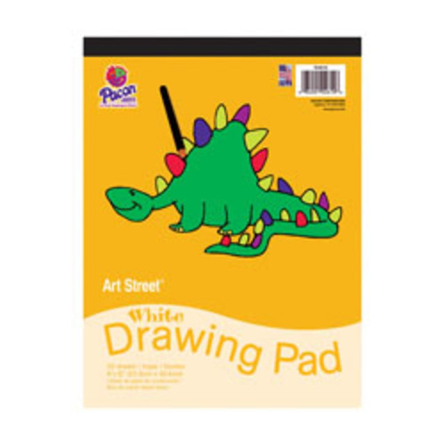 PACON CORPORATION 104610 Pacon Art Street Drawing Paper Pad, 9in x 12in, White, 24 Sheets PACON CORPORATION 104610 Pacon Art Street Drawing Paper Pad, 9in x 12in, White, 24 Sheets