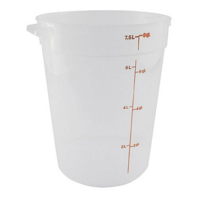 CAMBRO MFG. CO. RFS8PP190 Cambro Food Storage Container, 8 Qt, Clear CAMBRO MFG. CO. RFS8PP190 Cambro Food Storage Container, 8 Qt, Clear
