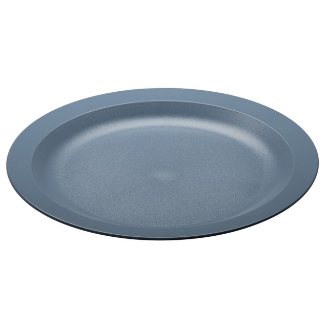 CAMBRO MFG. CO. 10CWNR401 Cambro Camwear Round Dinnerware Plates, 10in, Slate Blue, Set Of 48 Plates