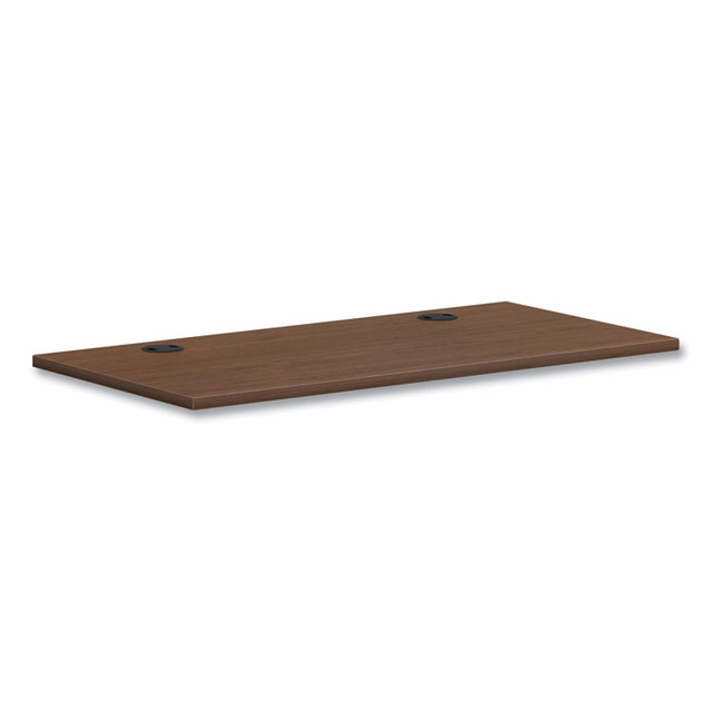 HON COMPANY PLRW4824LE1 Mod Worksurface, Rectangular, 48w x 24d, Sepia Walnut