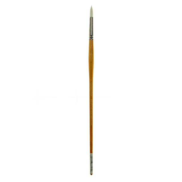 KOH-I-NOOR RAPIDOGRAPH, INC. 4720R.5 Grumbacher Bristlette Paint Brush, Size 5, Round Bristle, Synthetic, Brown