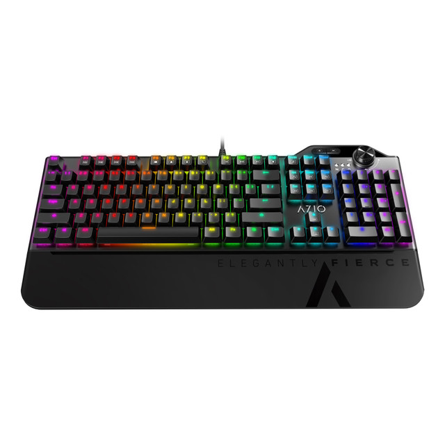 AZIO CORPORATION MGK-L80-01 Azio MGK L80 RGB USB Keyboard, Black, MGK-L80-01