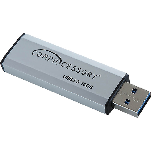 HORIZON USA DATA SUPPLIES, INC. 26469 Compucessory 16GB USB 3.0 Flash Drive - 16 GB - USB 3.0 - Silver HORIZON USA DATA SUPPLIES, INC. 26469 Compucessory 16GB USB 3.0 Flash Drive - 16 GB - USB 3.0 - Silver