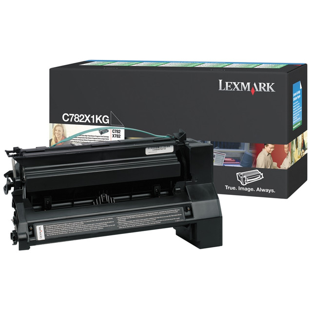 LEXMARK INTERNATIONAL, INC. C782X1KG Lexmark C782X1KG Black Extra-High Yield Toner Cartridge