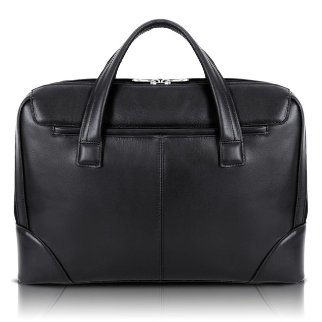 MCKLEIN COMPANY, LLC 88565 McKlein Harpswell Dual Compartment Briefcase with 17in Laptop Pocket, Black MCKLEIN COMPANY, LLC 88565 McKlein Harpswell Dual Compartment Briefcase with 17in Laptop Pocket, Black