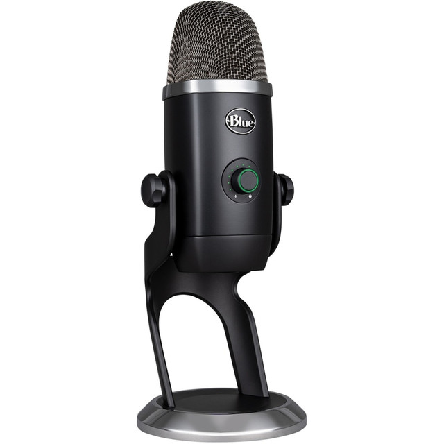 LOGITECH Blackmore 988-000105 Blue Yeti X Wired Condenser Microphone - Stereo - 20 Hz to 20 kHz - Cardioid, Bi-directional, Omni-directional - Stand Mountable, Desktop - USB