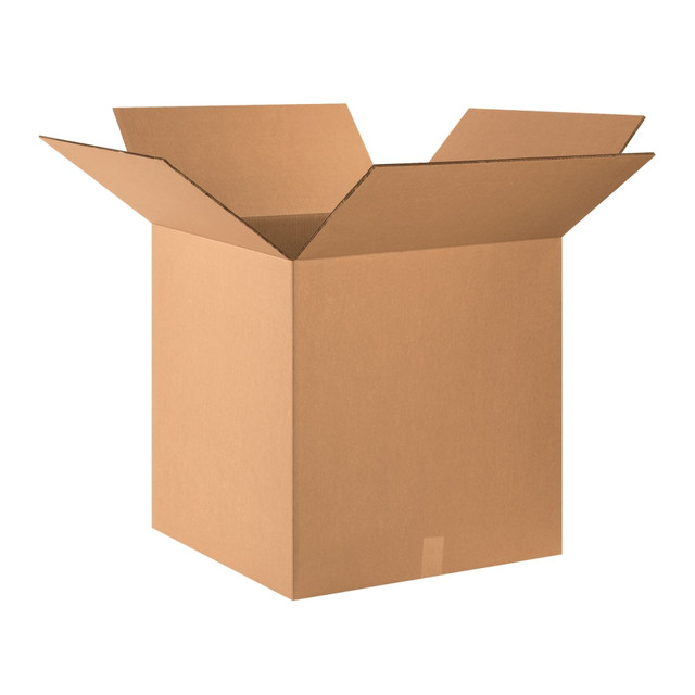 B O X MANAGEMENT, INC. HD2424DW Partners Brand Double-Wall Corrugated Boxes, 24in x 24in x 24in, Pack Of 10