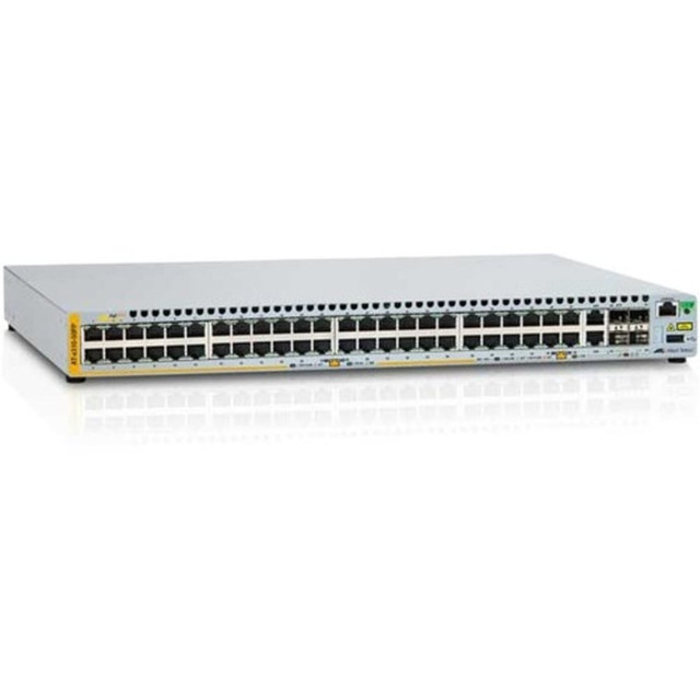 ALLIED TELESIS, INC. AT-X310-50FP-10 Allied Telesis AT-x310-50FP Layer 3 Switch - 48 Ports - Manageable - 10/100/1000Base-T, 1000Base-X - 3 Layer Supported - 2 SFP Slots - 1U High - Rack-mountable - 1 Year Limited Warranty