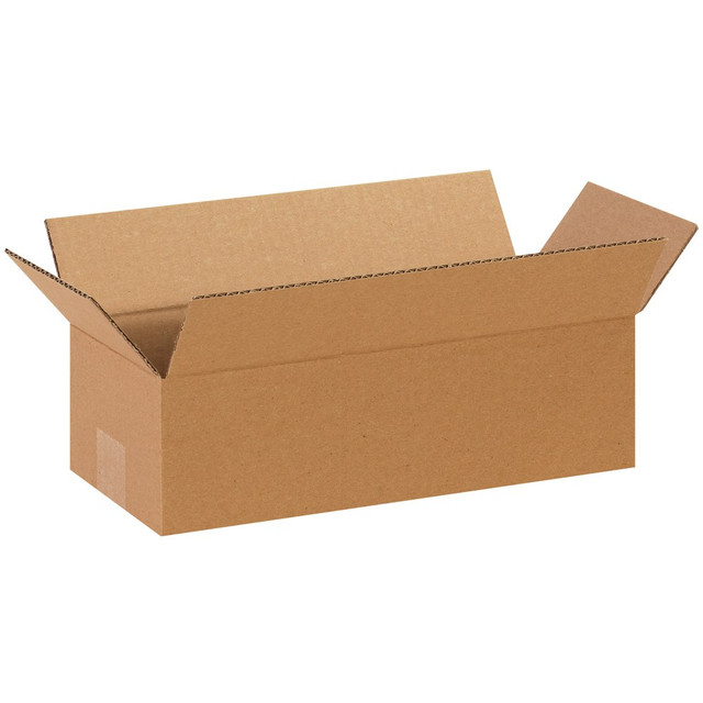 B O X MANAGEMENT, INC. 1464 Partners Brand Long Corrugated  Boxes, 14inL x 6inH x 4inW, Kraft, Pack Of 25