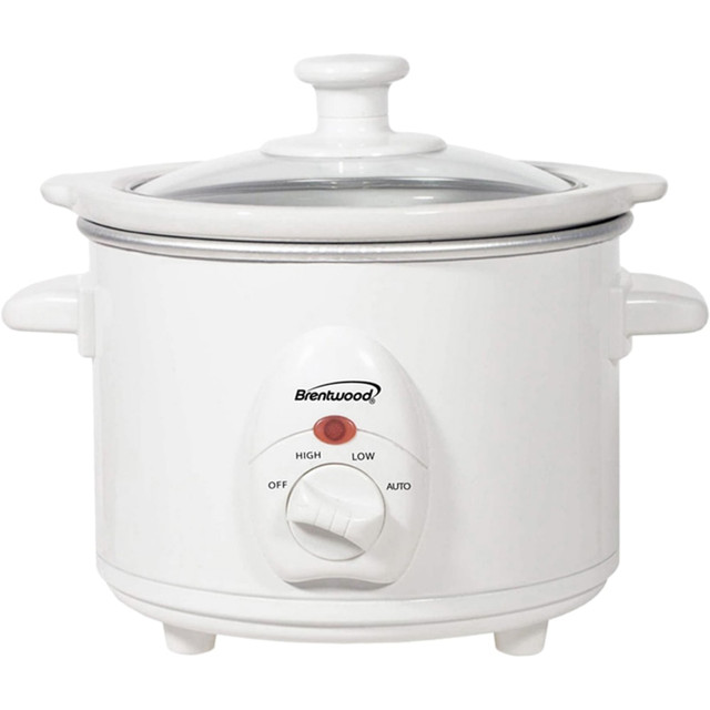 BRENTWOOD APPLIANCES, INC. SC-115W Brentwood 1.5-Quart Slow Cooker, White, BTWSC115W BRENTWOOD APPLIANCES, INC. SC-115W Brentwood 1.5-Quart Slow Cooker, White, BTWSC115W