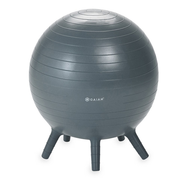 GAIAM 05-62144  Kids Stay-N-Play Inflatable Ball Chair, Gray