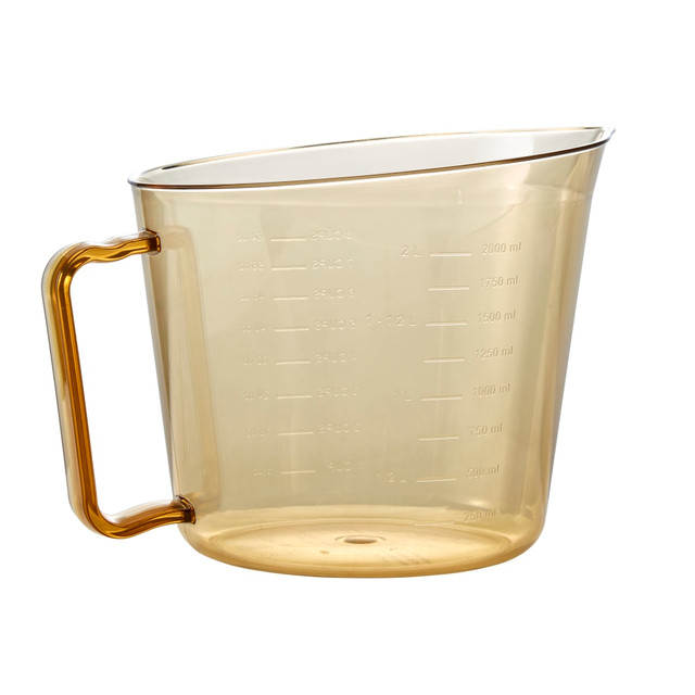 CAMBRO MFG. CO. Cambro 200MCH150  High-Heat Measuring Cup, 64 Oz, Amber