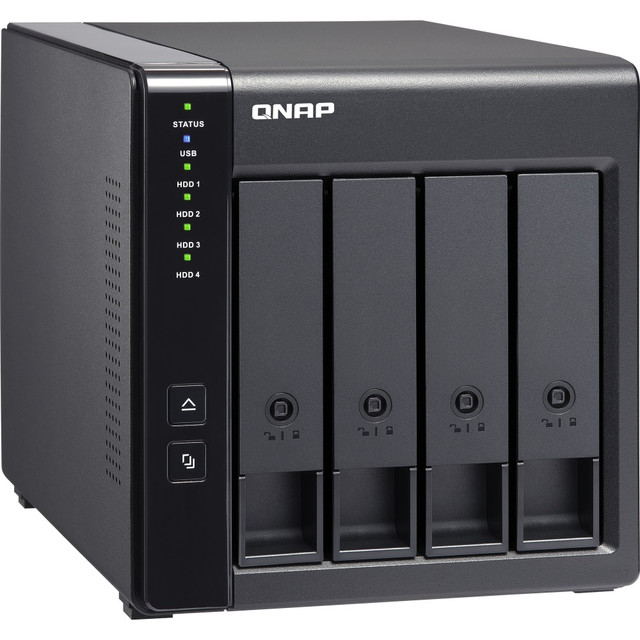 QNAP TR-004-US  TR-004 USB 3.0 RAID - 4 x HDD Supported - Serial ATA/600 Controller - RAID Supported 0, 1, 5, 10, JBOD - 4 x Total Bays - 4 x 3.5in Bay - 1 USB Port(s) - 1 USB 3.0 Port(s) - Desktop