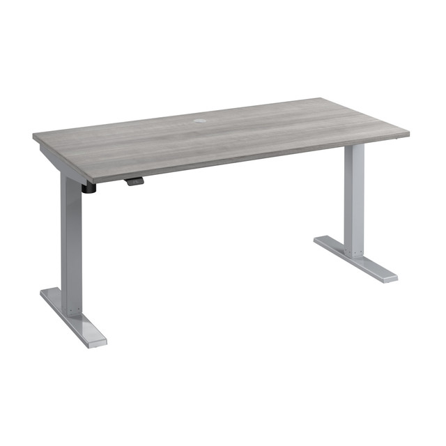 BUSH INDUSTRIES INC. M4S6030PGSK Bush Business Furniture Move 40 Series Electric Height-Adjustable Standing Desk, 28-1/6inH x 59-4/9inW x 29-3/8inD, Platinum Gray/Cool Gray Metallic, Standard Delivery BUSH INDUSTRIES INC. M4S6030PGSK Bush Business Furniture Move 40 Series Electric Height-Adjustable Standing Desk, 28-1/6inH x 59-4/9inW x 29-3/8inD, Platinum Gray/Cool Gray Metallic, Standard Delivery