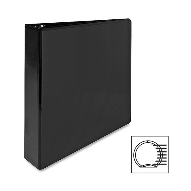 SP RICHARDS 19650 Sparco Premium View 3-Ring Binder, 1 1/2in Round Rings, 96% Recycled, Black SP RICHARDS 19650 Sparco Premium View 3-Ring Binder, 1 1/2in Round Rings, 96% Recycled, Black