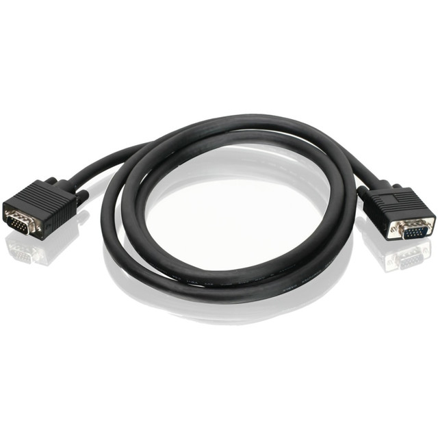 ATEN TECHNOLOGIES IOGEAR G2LVGA006  Ultra-High Grade VGA Male To Male Cable, 6', Black