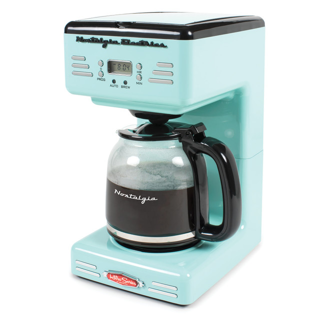 NOSTALGIA PRODUCTS GROUP LLC RCOF12AQ Nostalgia RCOF12AQ Retro 12-Cup Coffee Maker NOSTALGIA PRODUCTS GROUP LLC RCOF12AQ Nostalgia RCOF12AQ Retro 12-Cup Coffee Maker