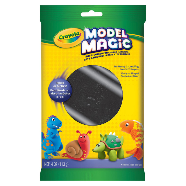 CRAYOLA LLC 574451 Model Magic Clay Modeling Material, 4 Oz, Black