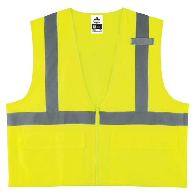 ERGODYNE CORPORATION 21163 Ergodyne GloWear Safety Vest, Standard Solid, Type-R Class 2, Small/Medium, Lime, 8225Z