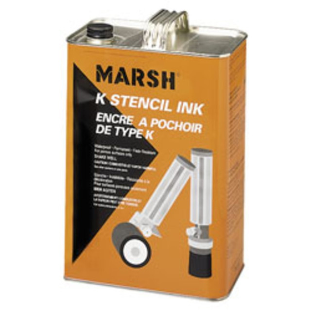B O X MANAGEMENT, INC. STMA46 Marsh Black Stencil Ink, Gallon B O X MANAGEMENT, INC. STMA46 Marsh Black Stencil Ink, Gallon