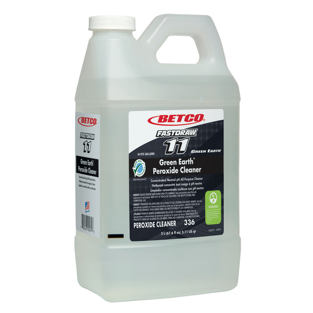 BETCO CORPORATION 3364700 Betco Green Earth Peroxide Cleaner, Fresh Mint Scent, 67.6 Oz Bottle, Case Of 4 BETCO CORPORATION 3364700 Betco Green Earth Peroxide Cleaner, Fresh Mint Scent, 67.6 Oz Bottle, Case Of 4