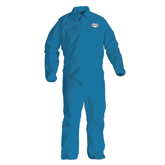 KIMBERLY CLARK 58505 Kimberly-Clark Professional KleenGuard A20 Microforce Particle Protection Coveralls, 2X, Denim Blue, Pack Of 24 Coveralls