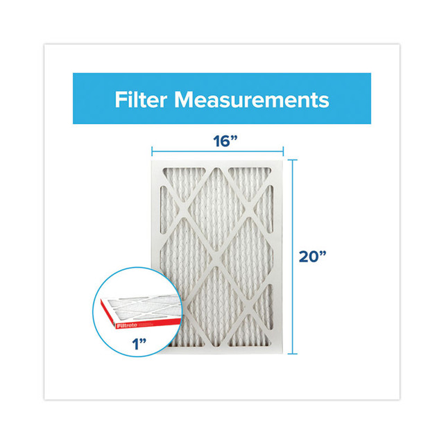 3M/COMMERCIAL TAPE DIV. Filtrete™ 70071355914 Allergen Defense Air Filter, MERV 11, MPR 1000, 16 x 20