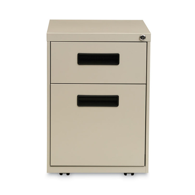 ALERA PABFPY File Pedestal, Left or Right, 2-Drawers: Box/File, Legal/Letter, Putty, 14.96" x 19.29" x 21.65"