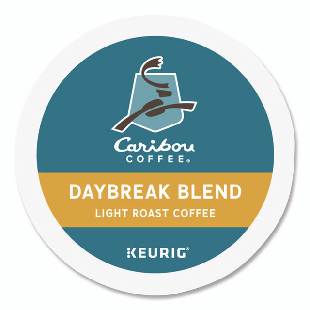 KEURIG DR PEPPER Caribou Coffee® 6994CT Daybreak Morning Blend Coffee K-Cups, 96/Carton