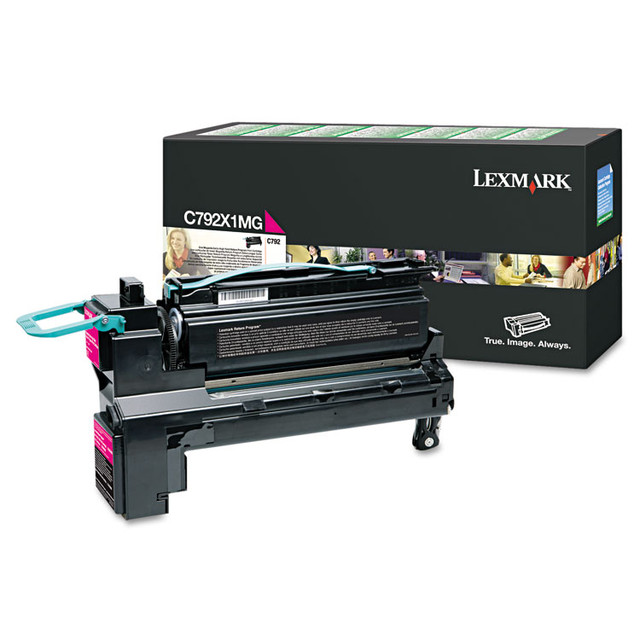 LEXMARK INT'L, INC. C792X1MG C792X1MG Return Program Extra High-Yield Toner, 20,000 Page-Yield, Magenta
