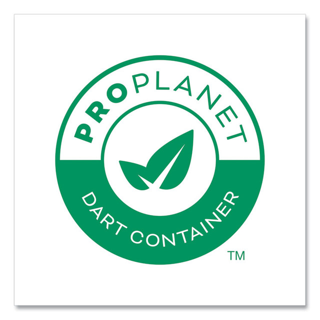 DART SOLO® 316PLAPLANET Compostable Paper Hot Cups, 16 oz, White/Green, 1,000/Carton