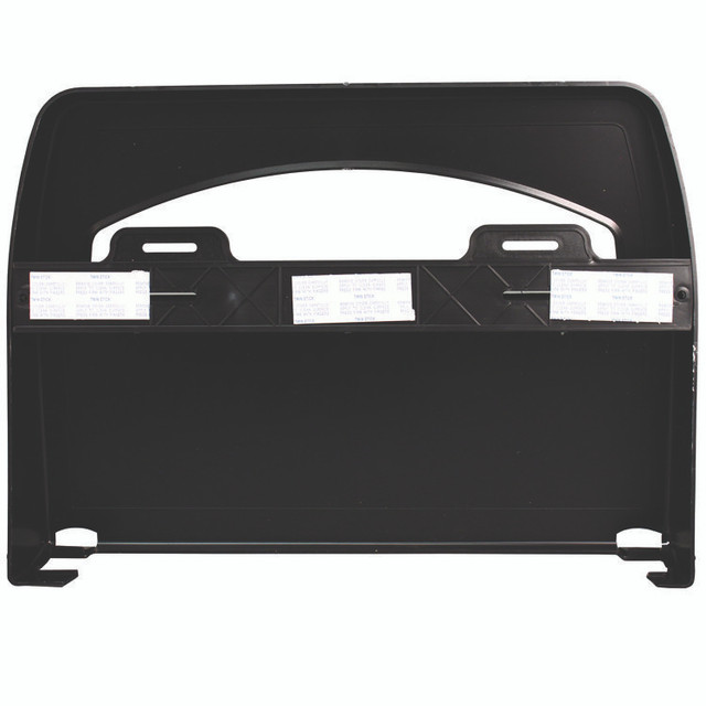 IMPACT PRODUCTS, LLC 1122CT Toilet Seat Cover Dispenser, 16.4 x 3.05 x 11.9, Black, 2/Carton