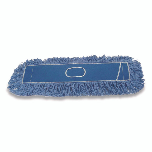 RUBBERMAID COMMERCIAL PROD. J255 BLUE Twisted Loop Blend Dust Mop, Blend, 36 x 5, Blue