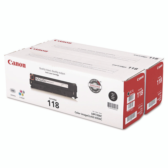 INNOVERA Canon® 2662B004 2662B004 (118) Toner, 3,400 Page-Yield, Black, 2/Pack