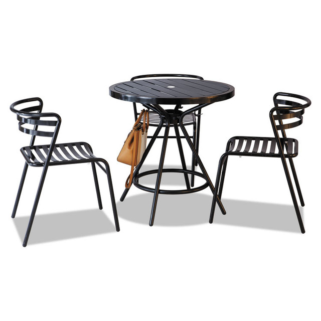 SAFCO PRODUCTS 4361BL CoGo Tables, Steel, Round, 30" Diameter x 29.5h, Black