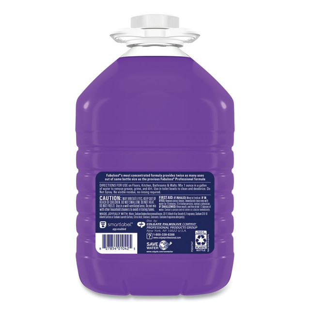 COLGATE PALMOLIVE, IPD. Fabuloso® 05253EA All-Purpose Cleaner, Lavender Scent, 1 gal Bottle