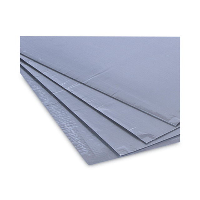 CROWN MATS & MATTING WCRPLPAD Walk-N-Clean 60-Sheet Pad Refill, Gray Tacky Adhesive Surface, Anti-Skid Backing, 30" x 24", 60 Sheets/Pad, 4 Pads/Carton