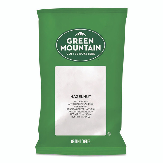 KEURIG DR PEPPER Green Mountain Coffee® 4792 Hazelnut Coffee Fraction Packs, 2.2oz, 50/Carton