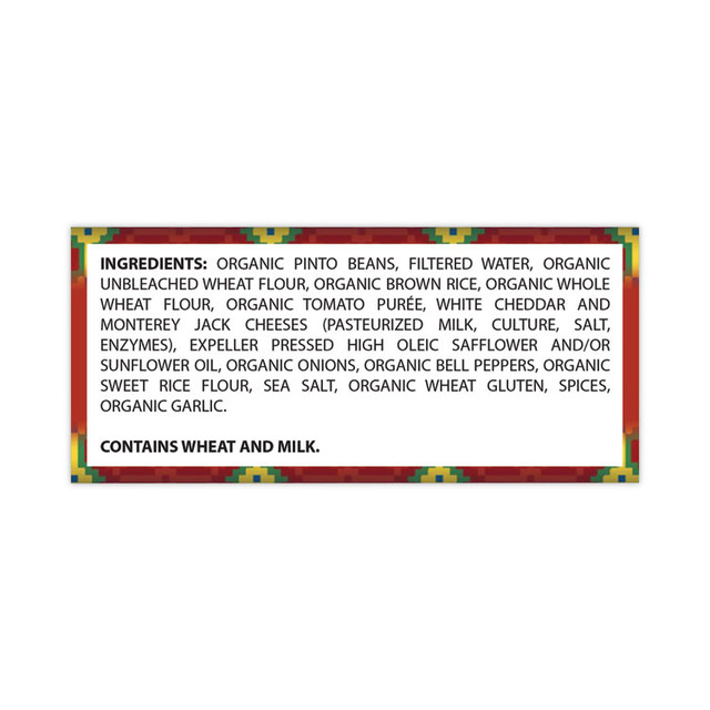 AMY'S KITCHEN, INC 90300142 Cheddar Cheese, Bean and Rice Burrito, 6 oz Pouch, 4/Carton