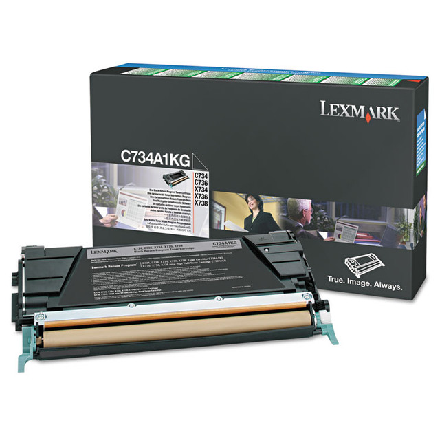 LEXMARK INT'L, INC. X746H1KG X746H1KG Return Program High-Yield Toner, 12,000 Page-Yield, Black