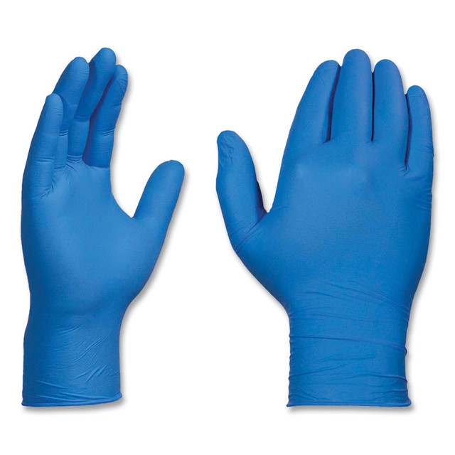 AMMEX CORPORATION X3® by X346100 Industrial Nitrile Gloves, Powder-Free, Large, 3 mil Thick, 9.5" Long, Blue, 100/Box, 10 Boxes/Carton