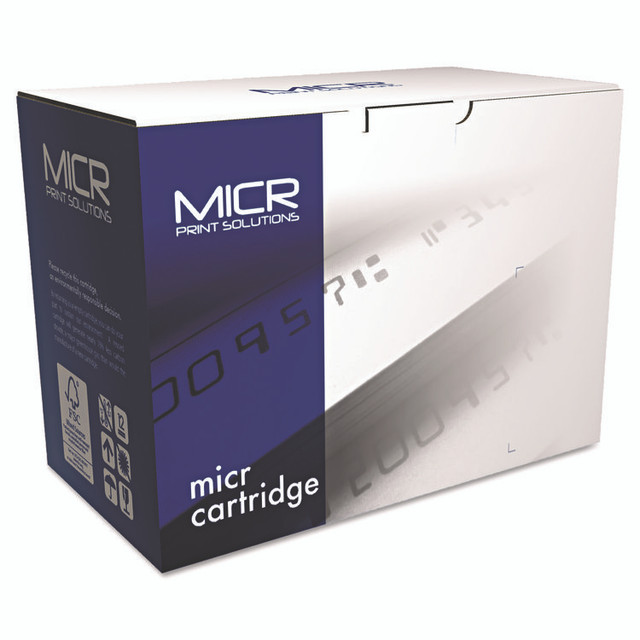 MICROMICR CORPORATION Print Solutions 90AM Compatible CE390A(M) (90AM) MICR Toner, 10,000 Page-Yield, Black