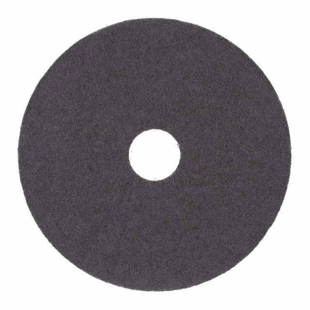 BOARDWALK 4014 BLA Stripping Floor Pads, 14" Diameter, Black, 5/Carton