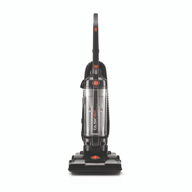 HOOVER COMPANY Commercial CH53010 Task Vac Bagless Lightweight Upright Vacuum, 14" Cleaning Path, Black