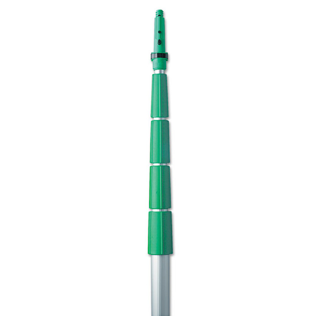 UNGER TF900 TelePlus Modular Telescopic Extension Pole System, 6 ft to 30 ft, Silver