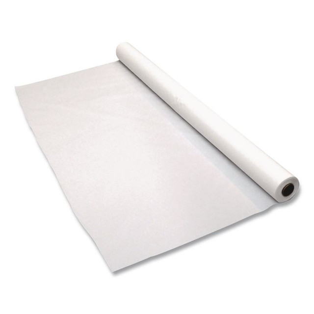 TABLEMATE PRODUCTS, CO. I4010WH Table Set Plastic Banquet Roll, Table Cover, 40" x 100 ft, White