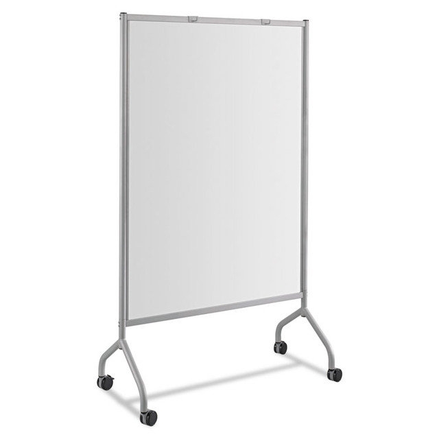 SAFCO PRODUCTS 8511GR Impromptu Magnetic Whiteboard Collaboration Screen, 42w x 21.5d x 72h, Gray/White