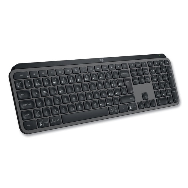 LOGITECH, INC. 920011406 MX Keys S Keyboard, 108 Keys, Black