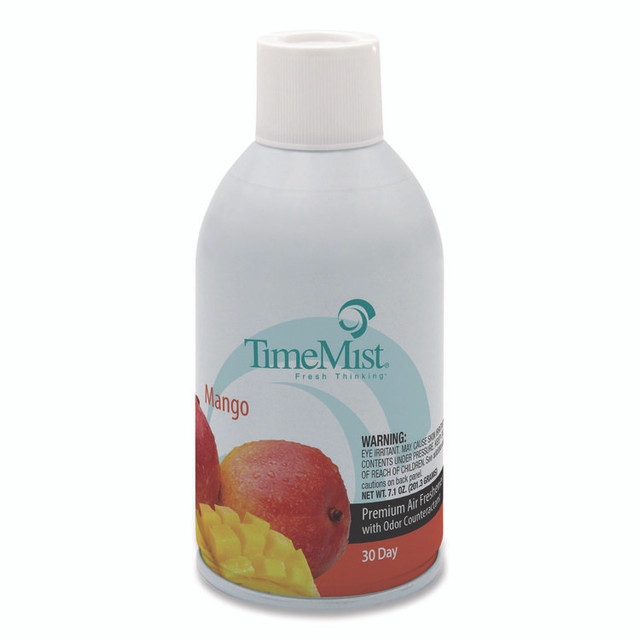 ZEP INC. TimeMist® 1042810 Premium Metered Air Freshener Refill, Mango, 7.1 oz Aerosol Spray, 12/Carton