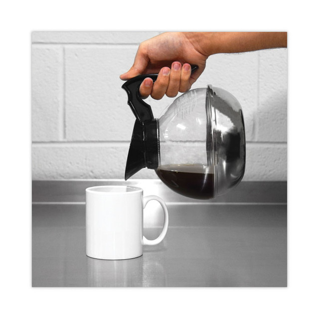 RDI USA Coffee Pro CPU12 Unbreakable Regular Coffee Decanter, 60 oz, Black Handle